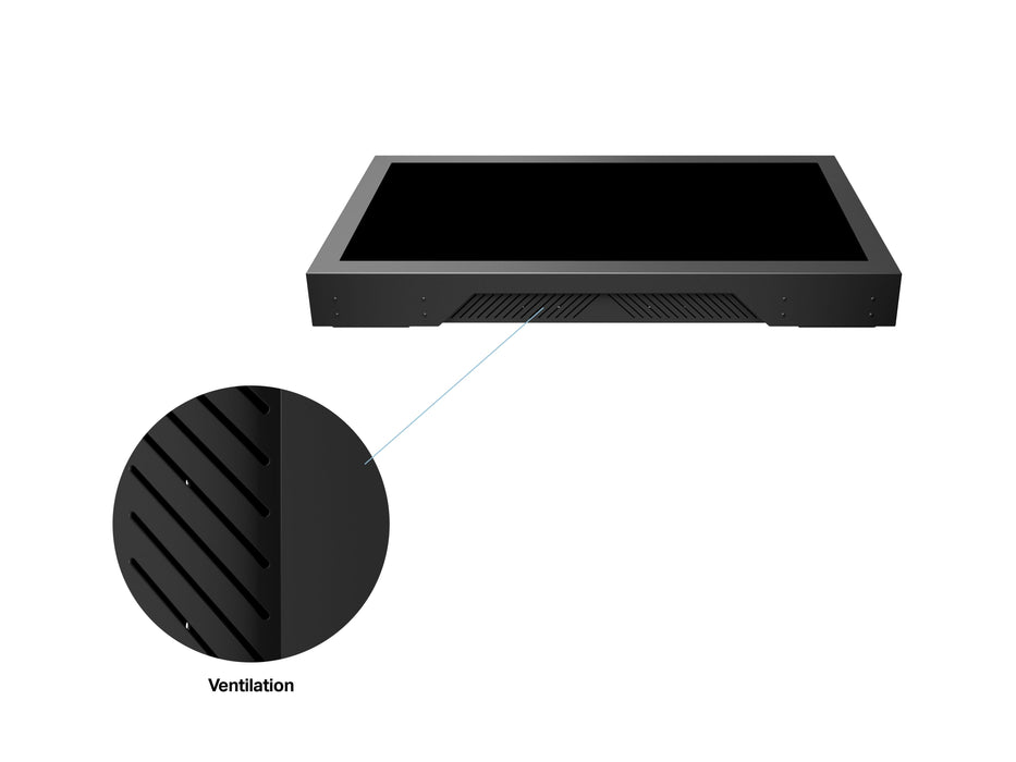 Multibrackets M Pro Series Enclosure – 55" Outdoor Wall Mount Landscape (Weatherproof & Anti-Theft) Multibrackets Outdoor Wall Mount Brackets Multibrackets