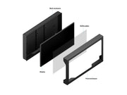 Multibrackets M Pro Series Enclosure – 55" Outdoor Wall Mount Landscape (Weatherproof & Anti-Theft) Wall Mount Bracket Multibrackets