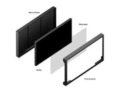 Multibrackets M Pro Series Enclosure 75" Outdoor Wall Mount Landscape (Weatherproof & Secure) Wall Mount Bracket Multibrackets