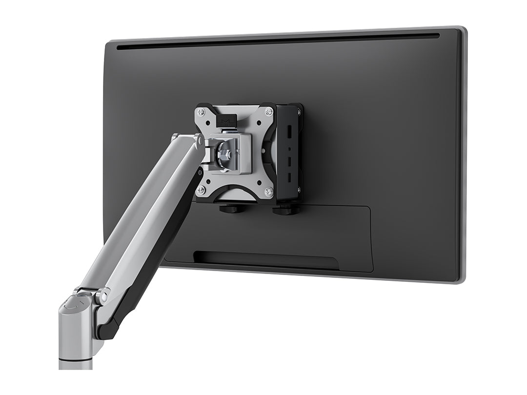 Multibrackets M Deskmount Gas Spring Single Silver | 7350073733255 Monitor Arm Desk Mount Multibrackets