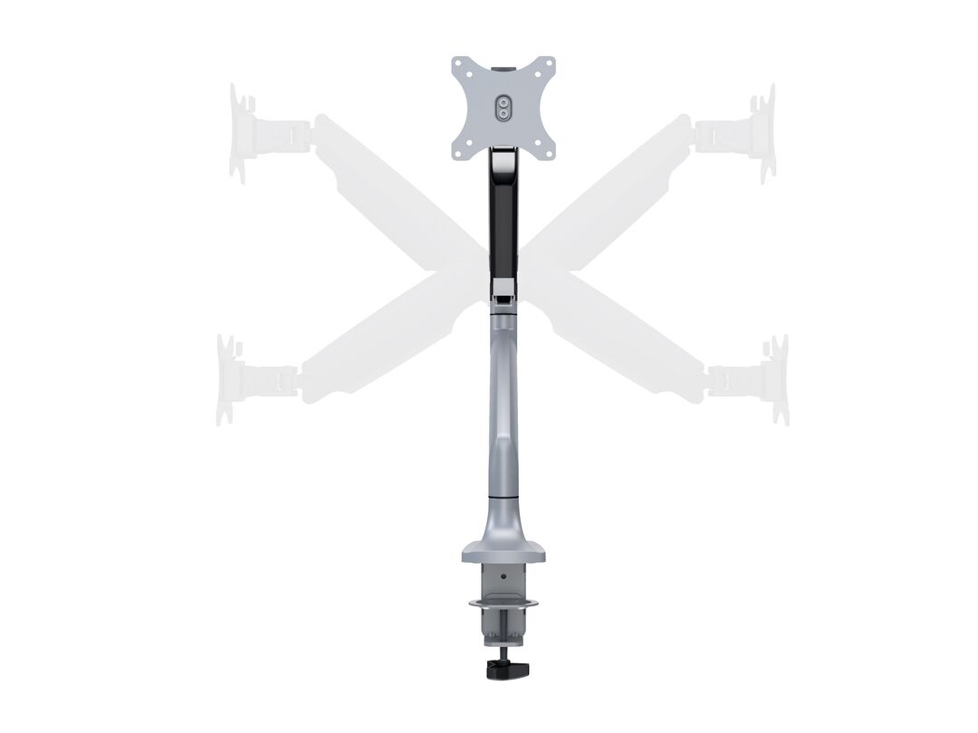 Multibrackets M Deskmount Gas Spring Single Silver | 7350073733255 Monitor Arm Desk Mount Multibrackets