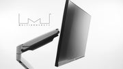 Multibrackets M Deskmount Gas Spring Single Silver | 7350073733255 Monitor Arm Desk Mount Multibrackets