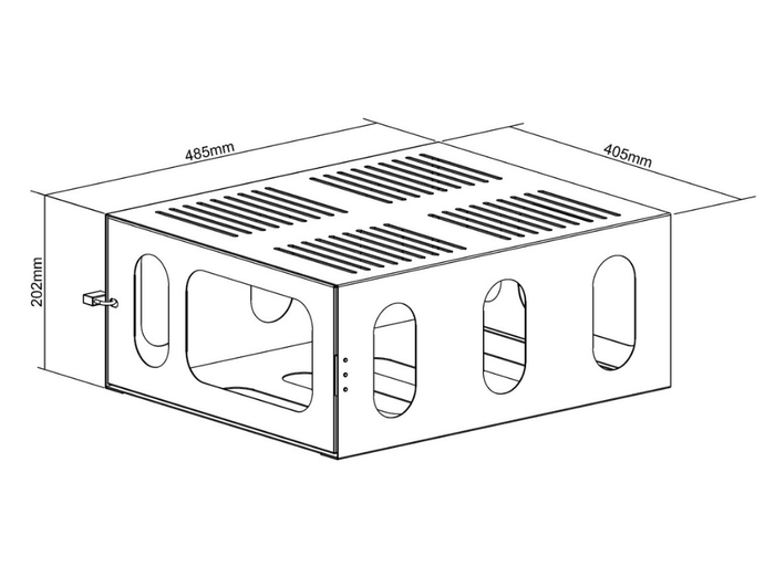 Multibrackets M Projector Mount HD Cage | 7350073735259 Projector Mount Multibrackets