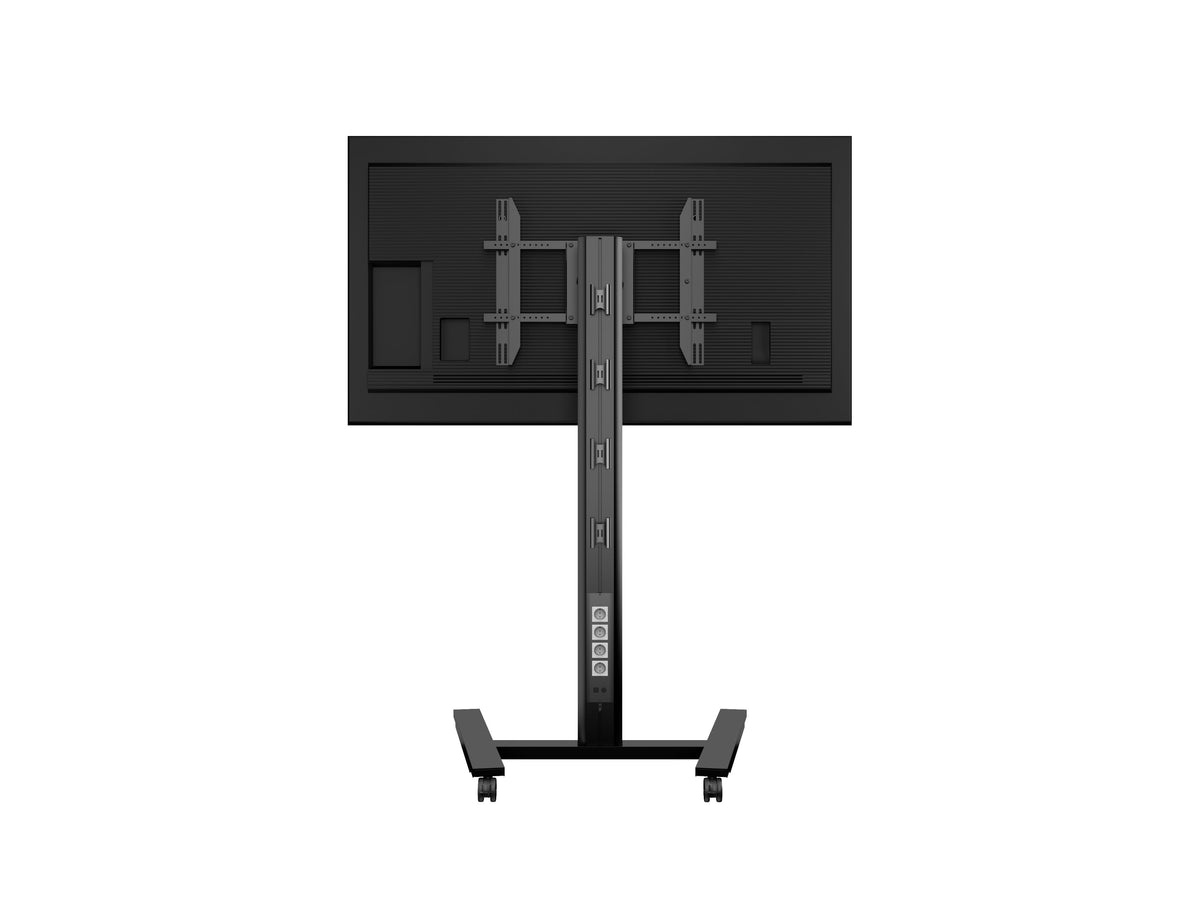 Multibrackets M 180 HD Single Black Mobile Floor Stand for 55"-80" Screens | 7350073735310 Floor Stand Multibrackets