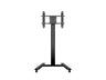 Multibrackets M 180 HD Single Black Mobile Floor Stand for 55"-80" Screens | 7350073735310