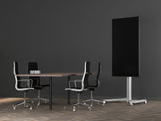 Multibrackets M 180 HD Single Black Mobile Floor Stand for 55"-80" Screens | 7350073735310 Floor Stand Multibrackets