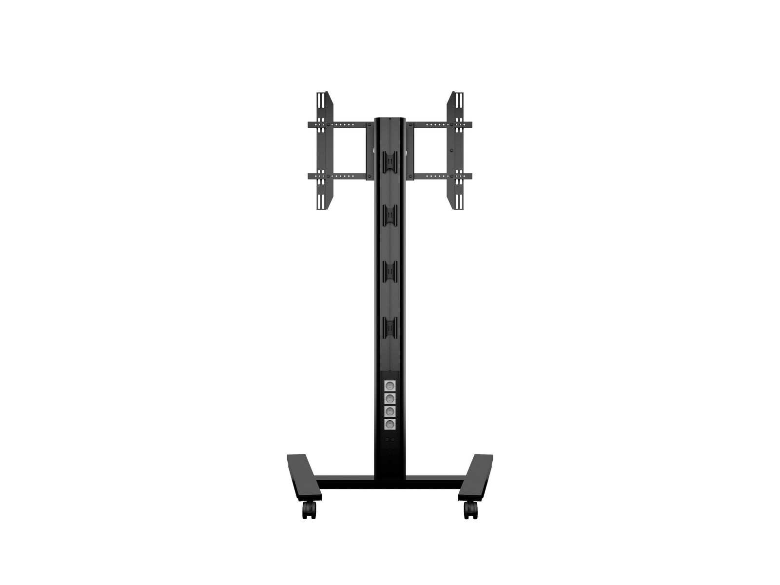 Multibrackets M 180 HD Single Black Mobile Floor Stand for 55"-80" Screens | 7350073735310 Floor Stand Multibrackets