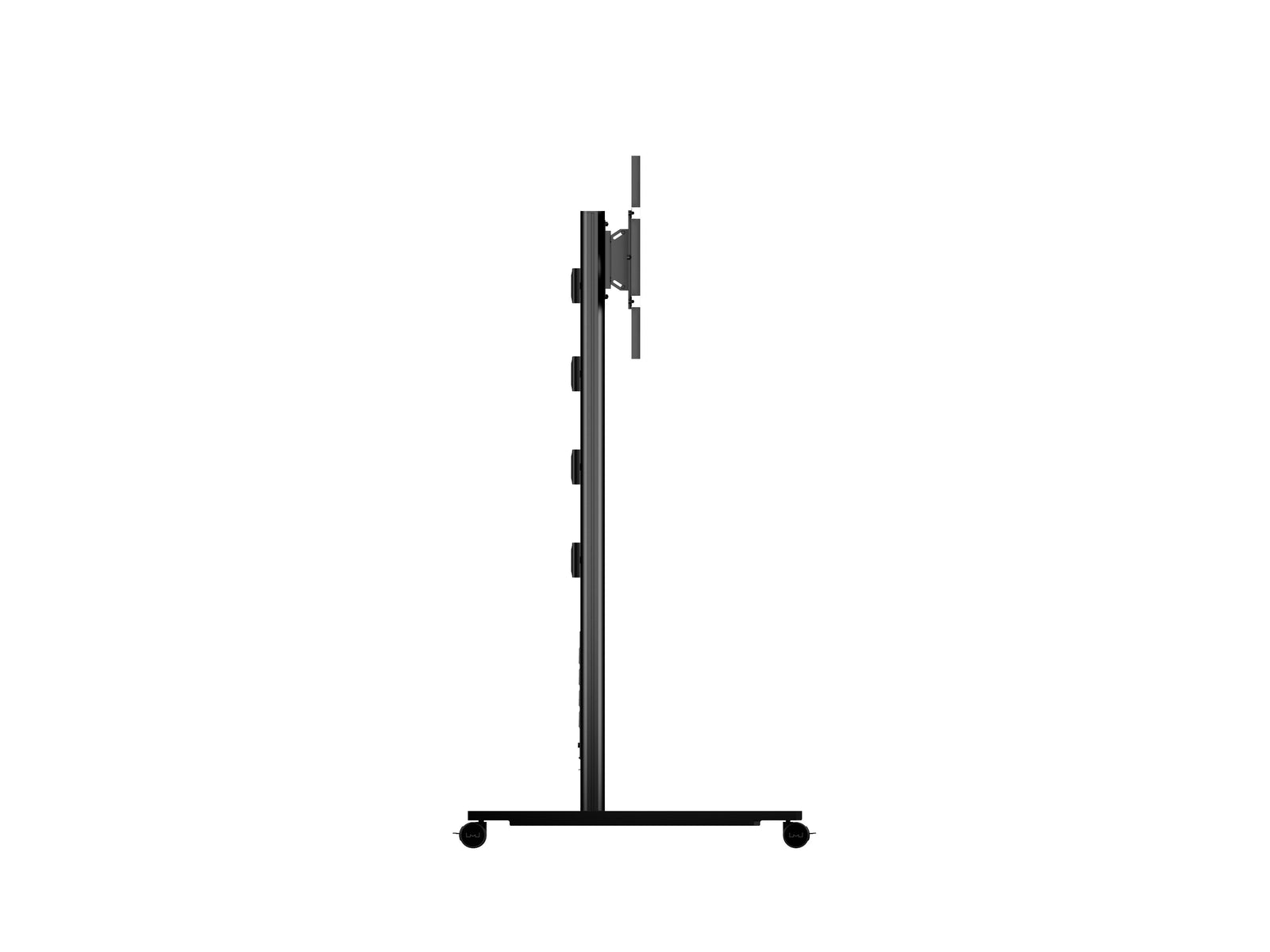 Multibrackets M 180 HD Single Black Mobile Floor Stand for 55"-80" Screens | 7350073735310 Floor Stand Multibrackets