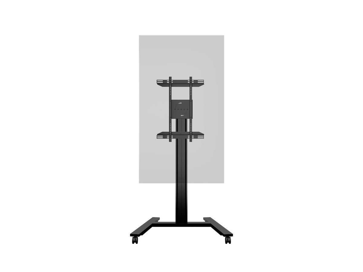 Multibrackets M 180 HD Single Black Mobile Floor Stand for 55"-80" Screens | 7350073735310 Floor Stand Multibrackets