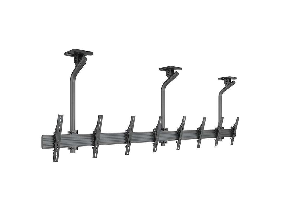 Multibrackets 0.8m Fixed 40"-65" Pro Series Menu Board Ceiling Mount For 4 Screens Ceiling Mount Bracket Multibrackets
