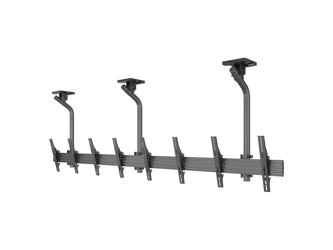 Multibrackets 0.8m Fixed 40"-65" Pro Series Menu Board Ceiling Mount For 4 Screens Ceiling Mount Bracket Multibrackets