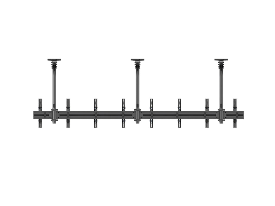 Multibrackets 0.8m Fixed 40"-65" Pro Series Menu Board Ceiling Mount For 4 Screens Menu Board Mounting Systems Multibrackets