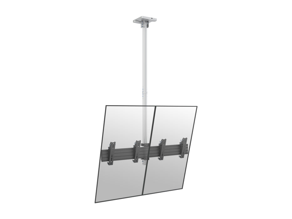 Multibrackets MBC2X1U M Pro 1.5m Ceiling Dual Display Mount For 30"-42" Screens | 7350073738274