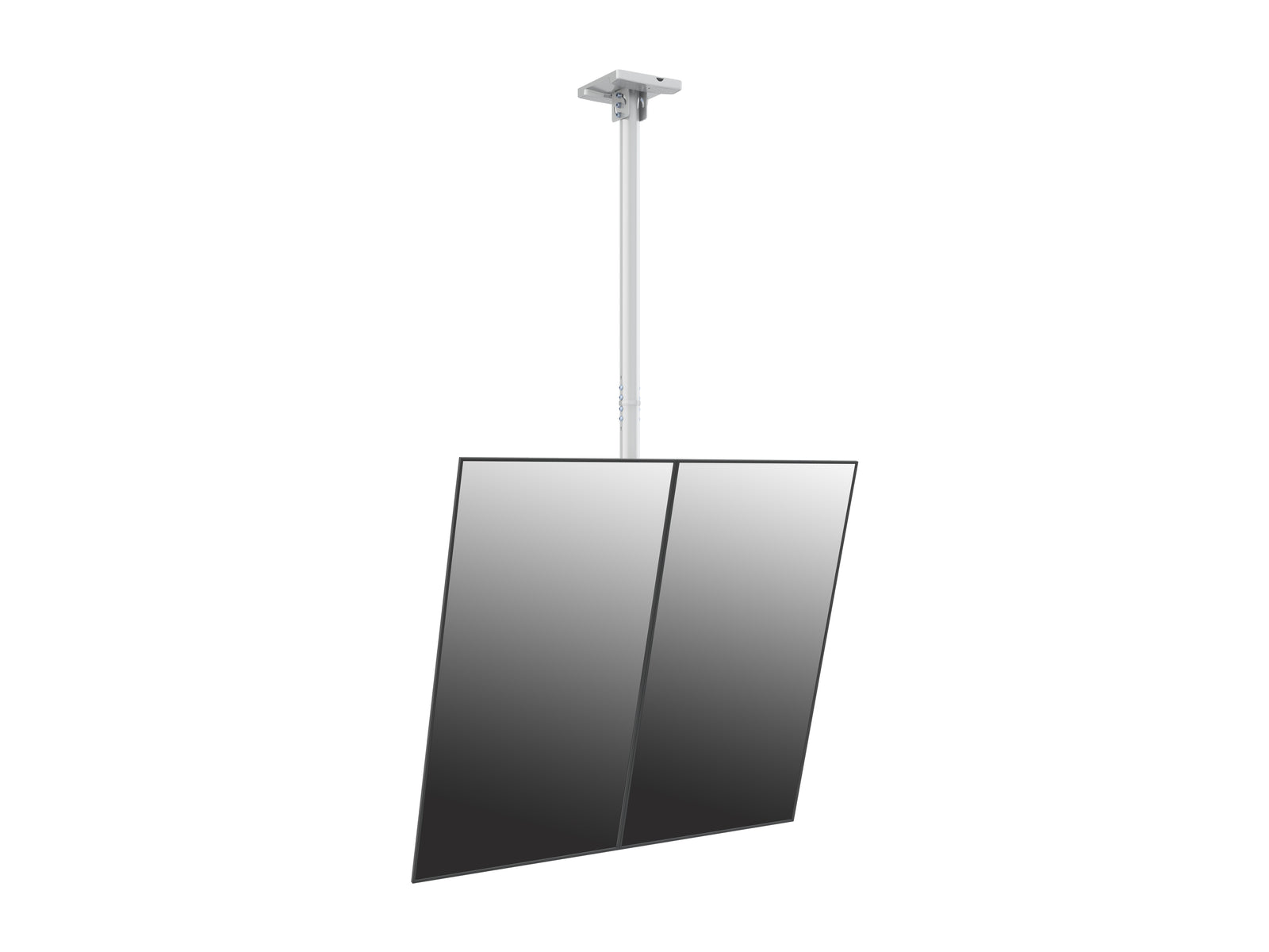 Multibrackets MBC2X1U M Pro 1.5m Ceiling Dual Display Mount For 30"-42" Screens | 7350073738274 Ceiling Mount Bracket Multibrackets