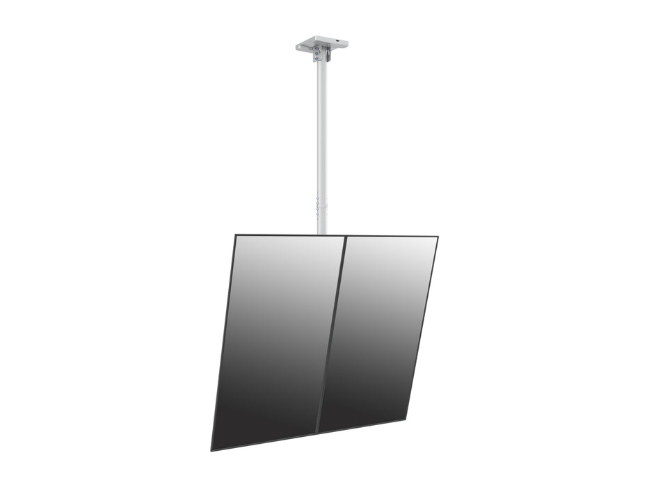 Multibrackets MBC2X1U M Pro 1.5m Ceiling Dual Display Mount For 30"-42" Screens | 7350073738274