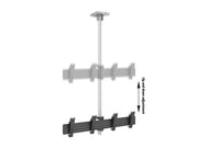 Multibrackets MBC2X1U M Pro 1.5m Ceiling Dual Display Mount For 30"-42" Screens | 7350073738274 Ceiling Mount Bracket Multibrackets