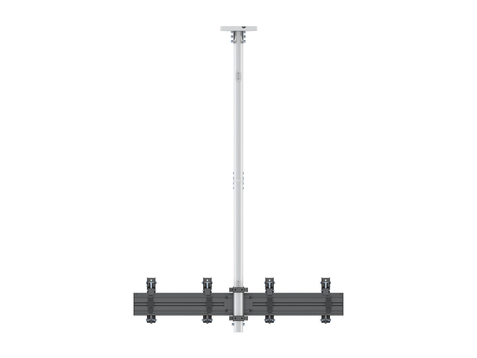 Multibrackets MBC2X1U M Pro 1.5m Ceiling Dual Display Mount For 30"-42" Screens | 7350073738274 Ceiling Mount Bracket Multibrackets