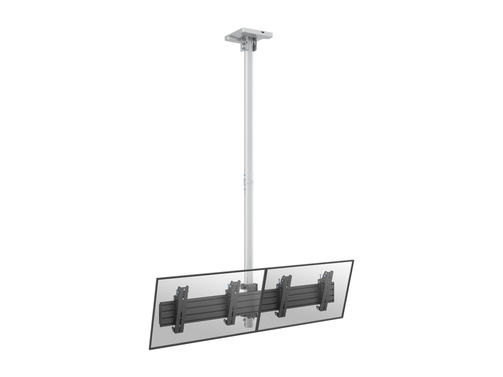 Multibrackets MBC2X1U M Pro 1.5m Ceiling Dual Display Mount For 30"-42" Screens | 7350073738274 Ceiling Mount Bracket Multibrackets