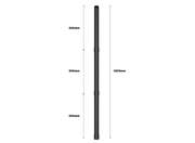 Multibrackets M Projector Mount Pro HD Black - Extension Poles 3 x 500mm | 7350105212345 Projector Mount Multibrackets