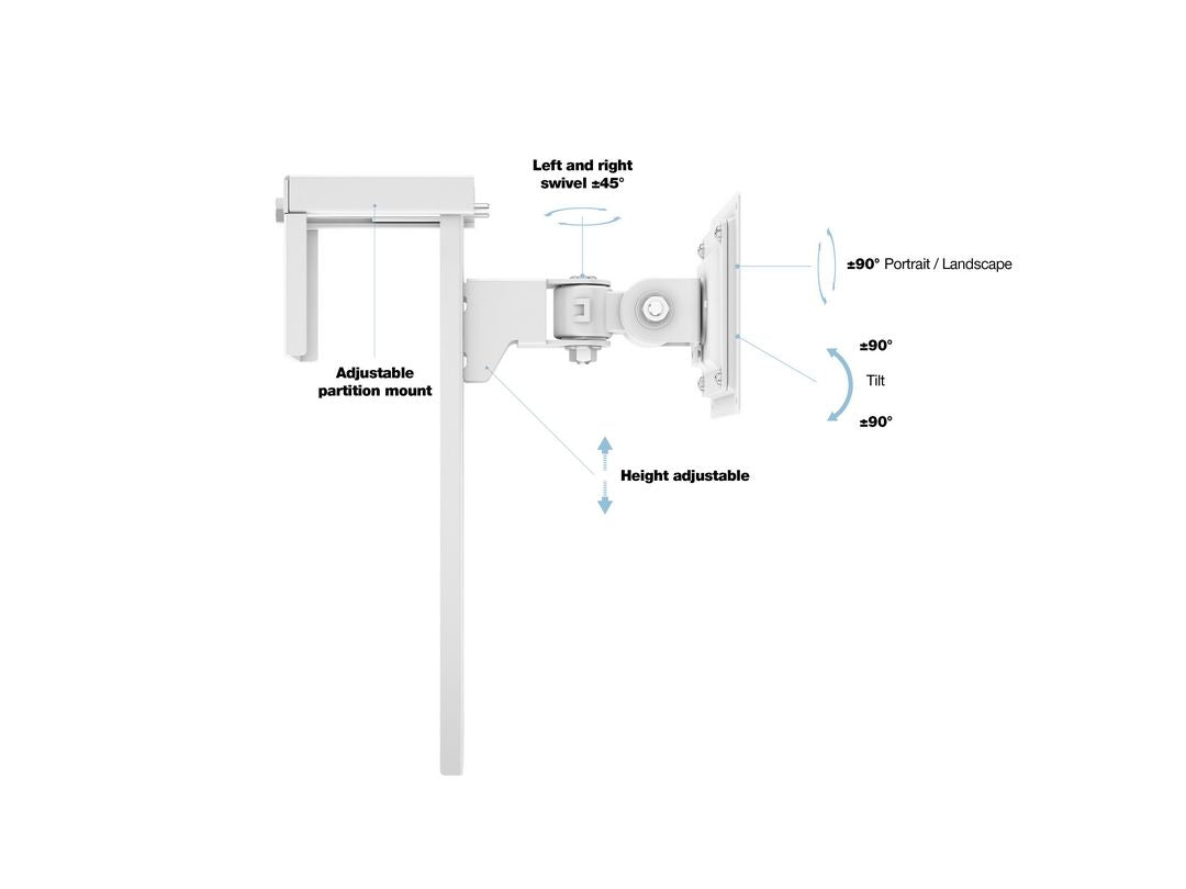 Multibrackets M VESA Partition Monitor Mount for 15"–32" Monitors | 7350105212680