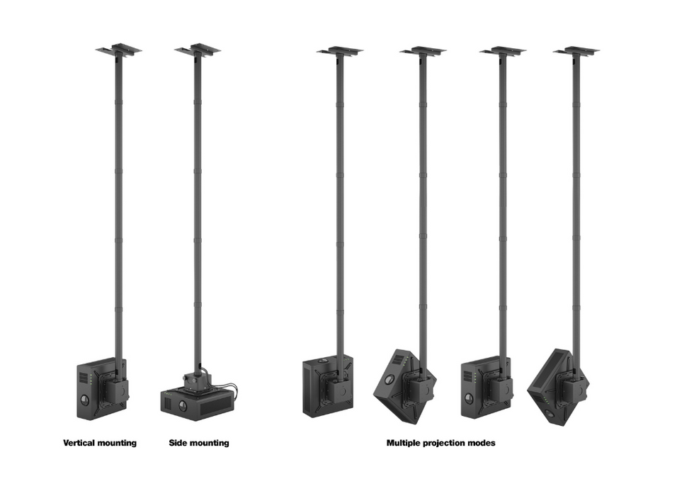 Multibrackets M Projector Mount Pro HD 2350mm 40kg Black | 7350105213588 Multibrackets Projector Mount Acer