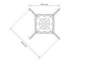 Multibrackets M Projector Mount Pro HD 2350mm 40kg Black | 7350105213588 Projector Mount Acer