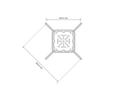 Multibrackets M Projector Mount Pro HD 2350mm 40kg White | 7350105213595 Projector Mount Multibrackets