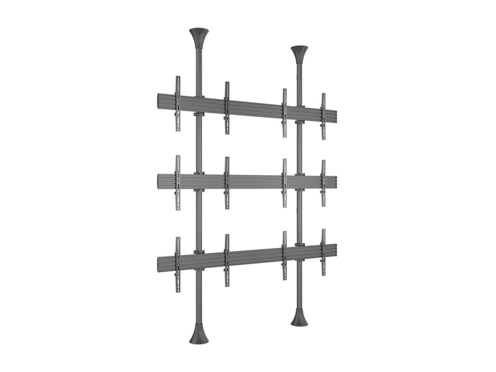 Multibrackets MBFC2UX3 M Pro 3m 6-Screen Floor to Ceiling Mount For 40"-65" Screens | 7350105216091 Floor to Ceiling Display Mount Multibrackets