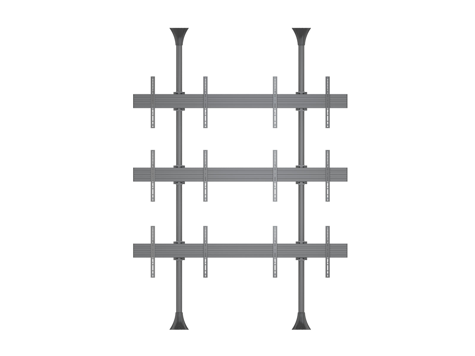 Multibrackets MBFC2UX3 M Pro 3m 6-Screen Floor to Ceiling Mount For 40"-65" Screens | 7350105216091