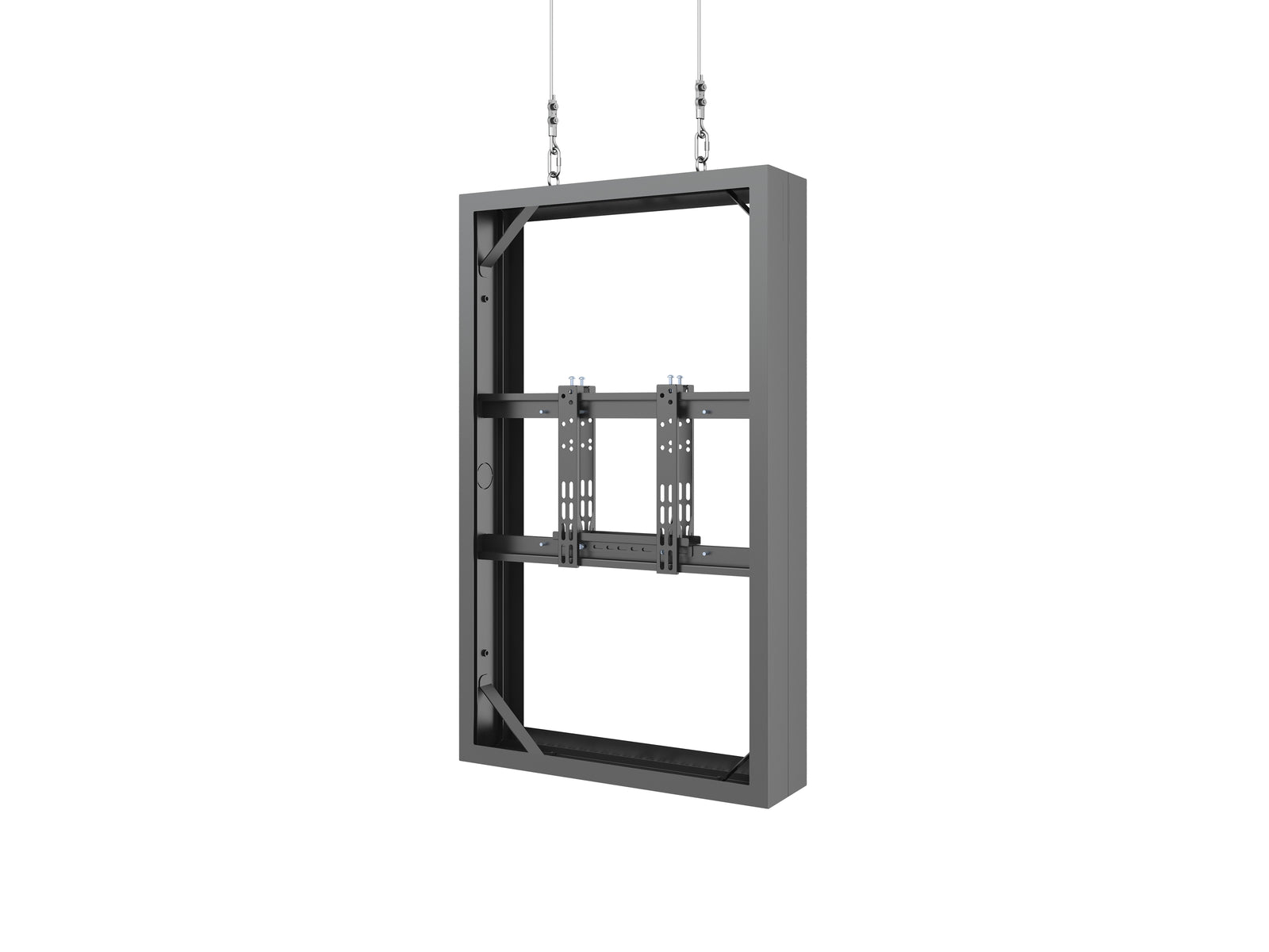 Multibrackets M Pro 43" Wire Medium B2B Display Enclosure Black | 7350105216374 Signage Display Enclosures Multibrackets