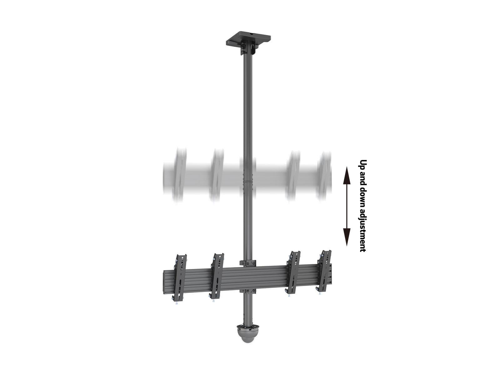 Multibrackets M Pro MBC2X1U CCTV Dome Camera Ceiling Mount | 7350105216602 Ceiling Mount Bracket Multibrackets