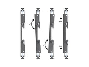 Multibrackets MBFC3UX3 M Pro 3m 9-Screen Floor to Ceiling Mount For 40"-65" Screens | 7350105216657