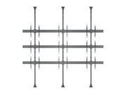 Multibrackets MBFC3UX3 M Pro 3m 9-Screen Floor to Ceiling Mount For 40"-65" Screens | 7350105216657