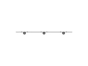 Multibrackets MBFC3UX3 M Pro 3m 9-Screen Floor to Ceiling Mount For 40"-65" Screens | 7350105216657