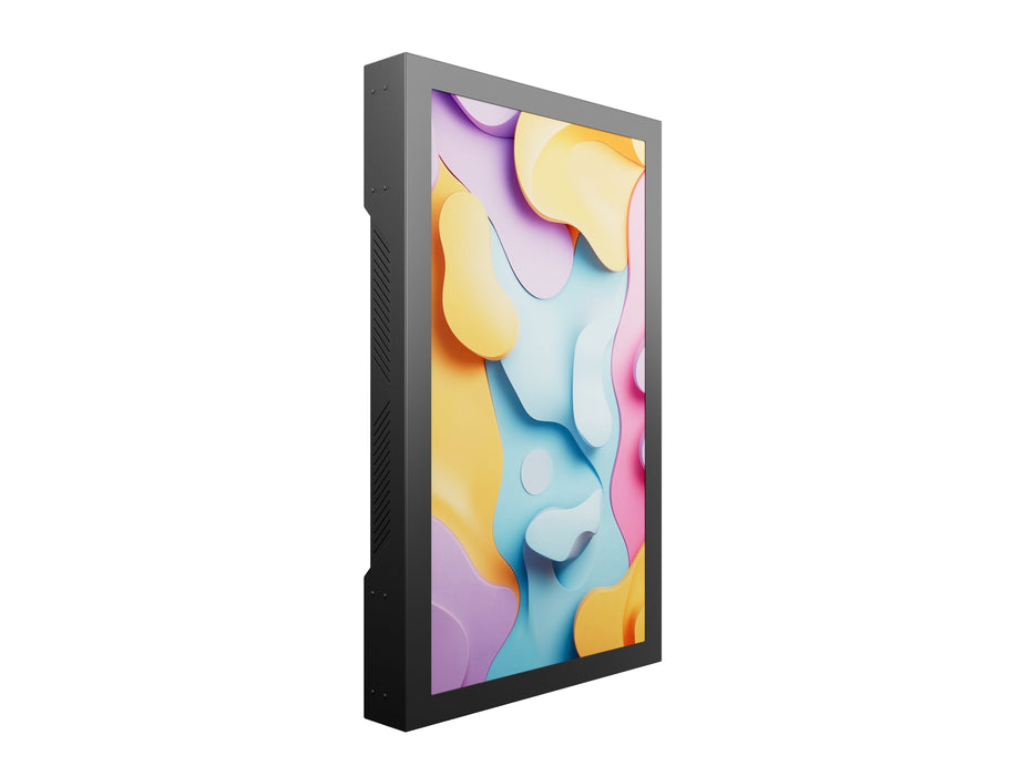 Multibrackets M Pro Series Enclosure – 55" Outdoor Wall Mount Portrait (Weatherproof, Anti-Theft, Modular) Multibrackets Outdoor Wall Mount Brackets Multibrackets