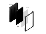 Multibrackets M Pro Series – 65" Outdoor Wall Enclosure Portrait (Weatherproof & Anti-Theft) Wall Mount Bracket Multibrackets