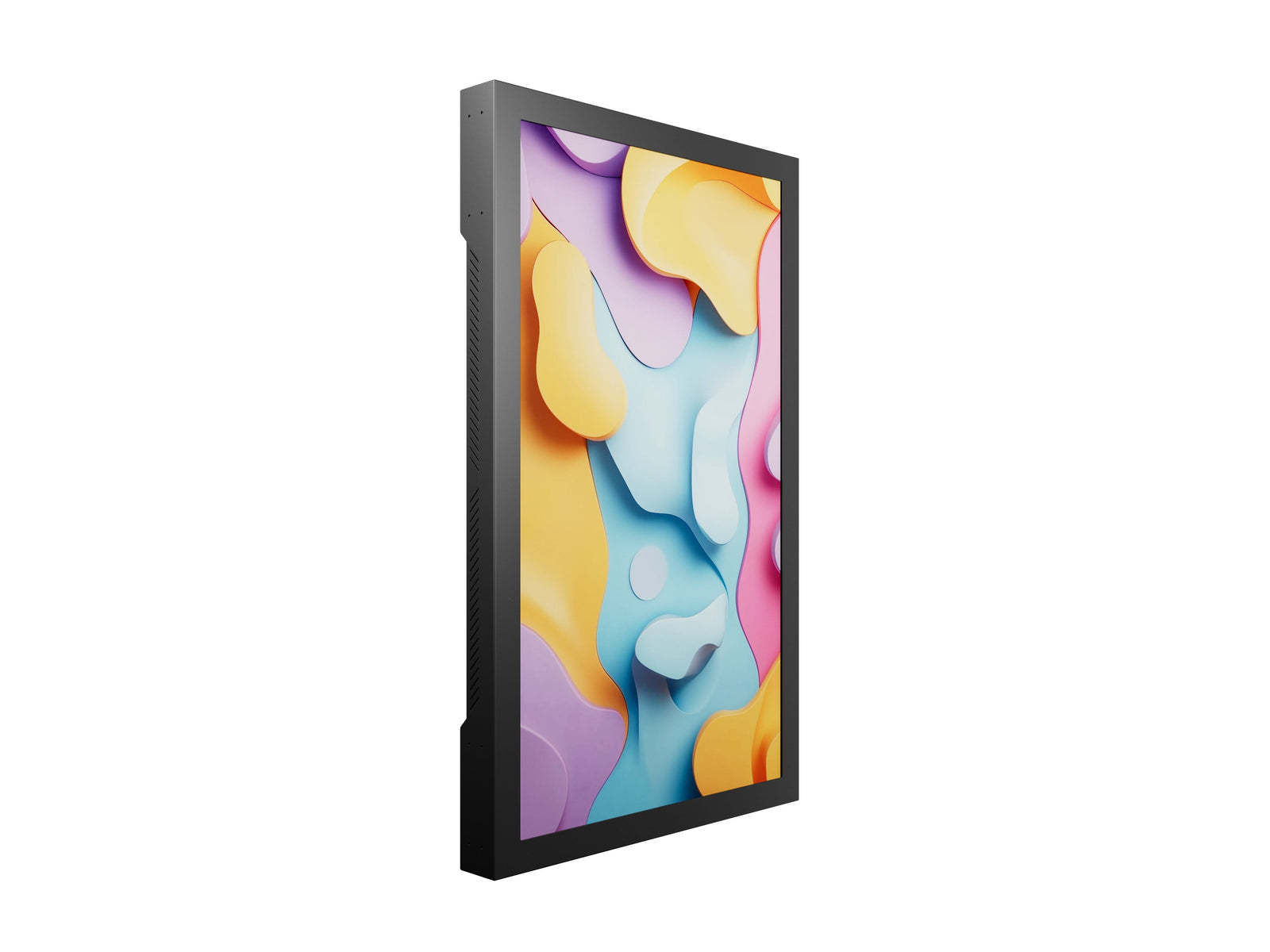 Multibrackets M Pro Series – 65" Outdoor Wall Enclosure Portrait (Weatherproof & Anti-Theft) Wall Mount Bracket Multibrackets