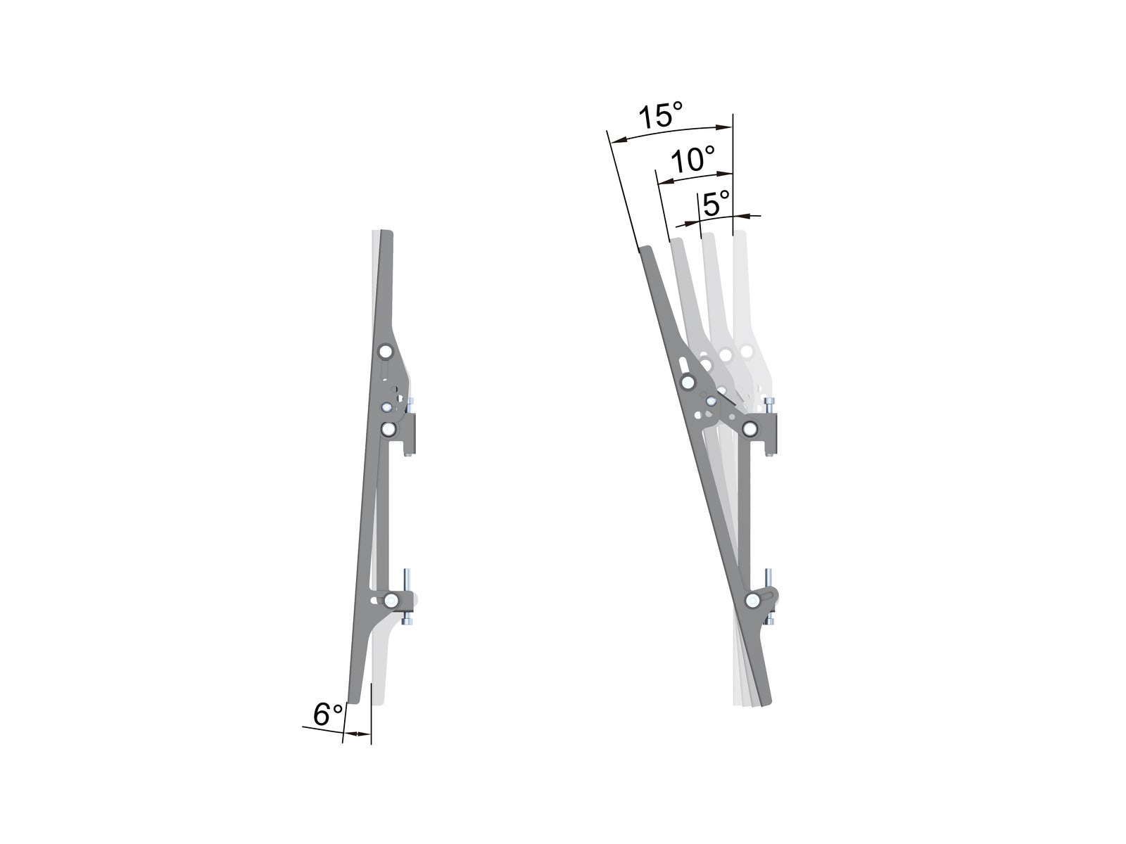 Multibrackets MBC1USD M Pro 1.5m Ceiling Mount For 40"-100" Displays | 7350105217289 Ceiling Mount Bracket Multibrackets