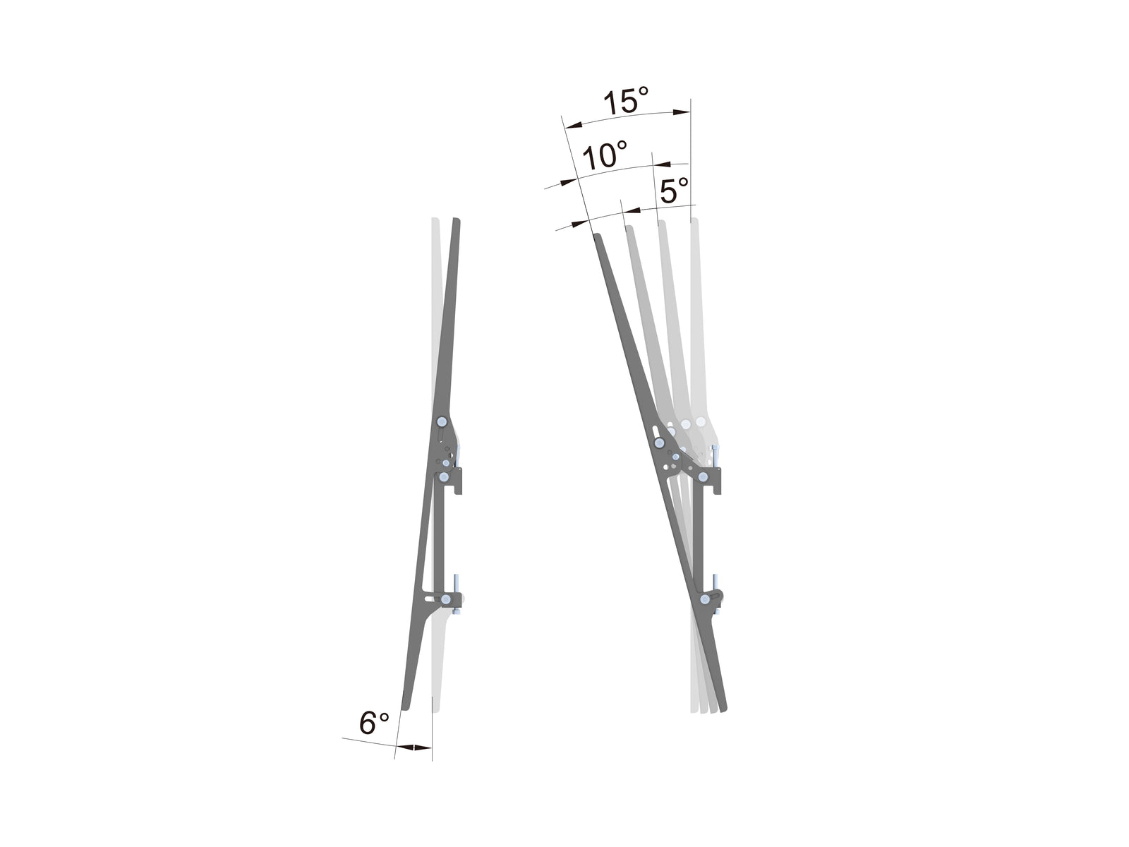 Multibrackets MBC1USD M Pro 1.5m Ceiling Mount For 40"-100" Displays | 7350105217371 Ceiling Mount Bracket Multibrackets