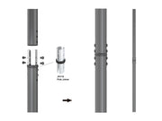 Multibrackets MBFC1UX1 M Pro Floor to Ceiling Mount For 55"-85" Screens | 7350105217395