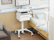 Multibrackets M Medical Cart Basic with Drawer Mobile Workstation for 9.7"-17.3" Laptops | 7350105217920 Multimedia Carts & Stands Multibrackets