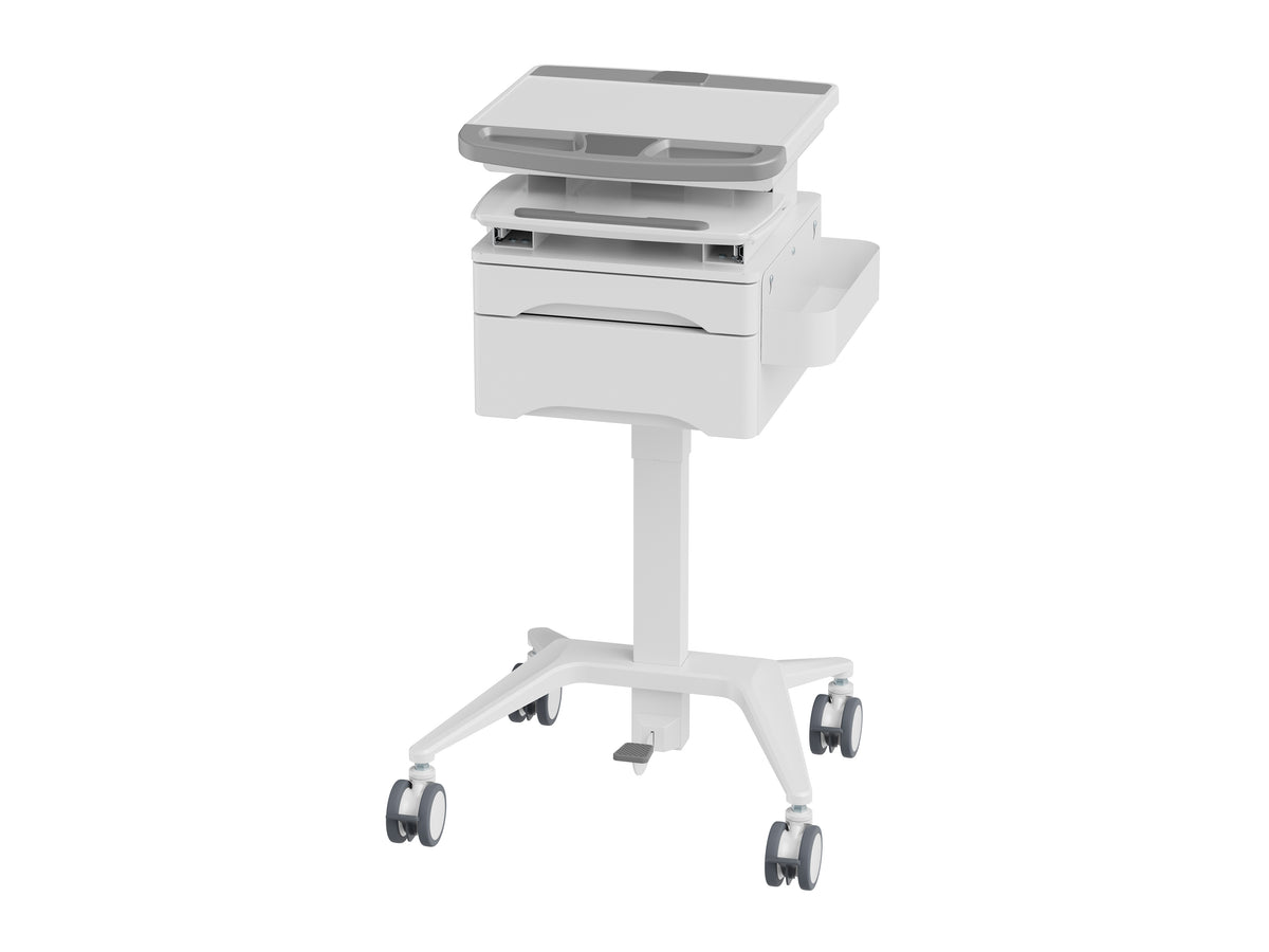 Multibrackets M Medical Cart Basic with Drawer Mobile Workstation for 9.7"-17.3" Laptops | 7350105217920 Multimedia Carts & Stands Multibrackets