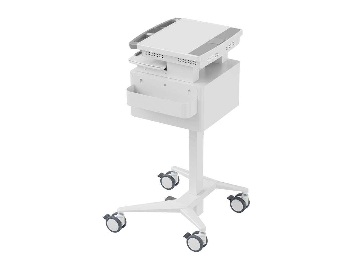 Multibrackets M Medical Cart Basic with Drawer Mobile Workstation for 9.7"-17.3" Laptops | 7350105217920 Multimedia Carts & Stands Multibrackets