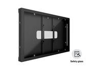 Multibrackets M Pro 75" Indoor Wall Landscape Digital Signage Enclosure – Black | 7350105218095 Signage Display Enclosures Multibrackets