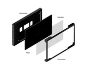Multibrackets M Pro 75" Indoor Wall Landscape Digital Signage Enclosure – Black | 7350105218095 Signage Display Enclosures Multibrackets