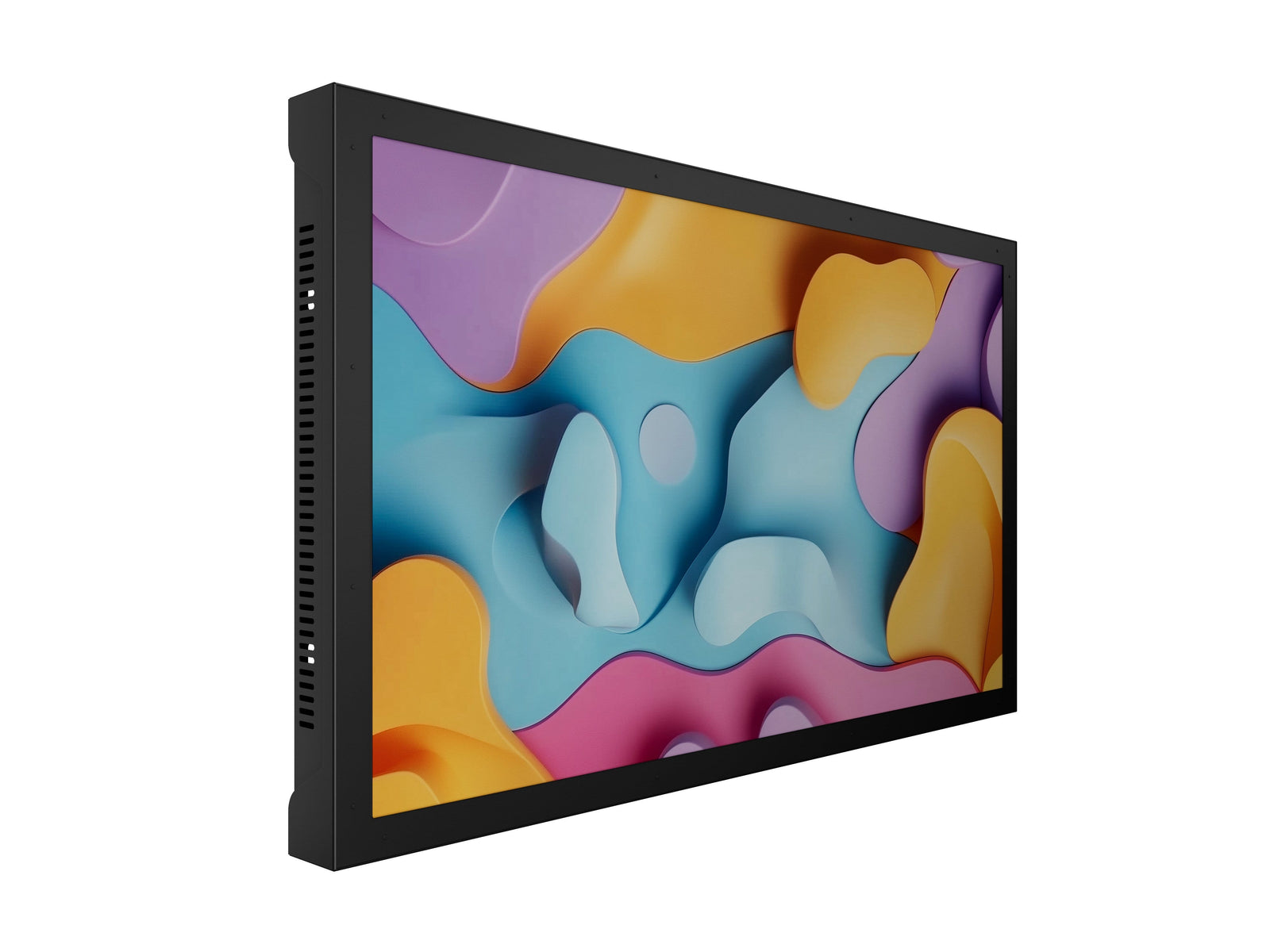 Multibrackets M Pro 75" Indoor Wall Landscape Digital Signage Enclosure – Black | 7350105218095 Signage Display Enclosures Multibrackets