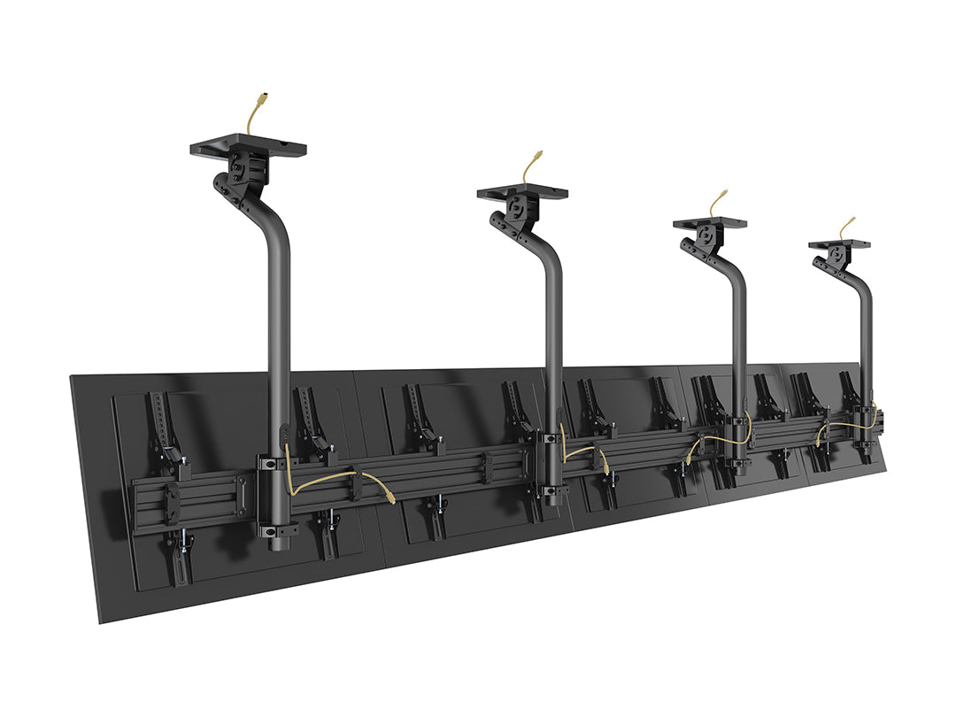 Multibrackets 0.8m Tilt 40"-65" Pro Series Menu Board Ceiling Mount For 5 Screens | MBC5X1UGC Ceiling Mount Bracket Multibrackets