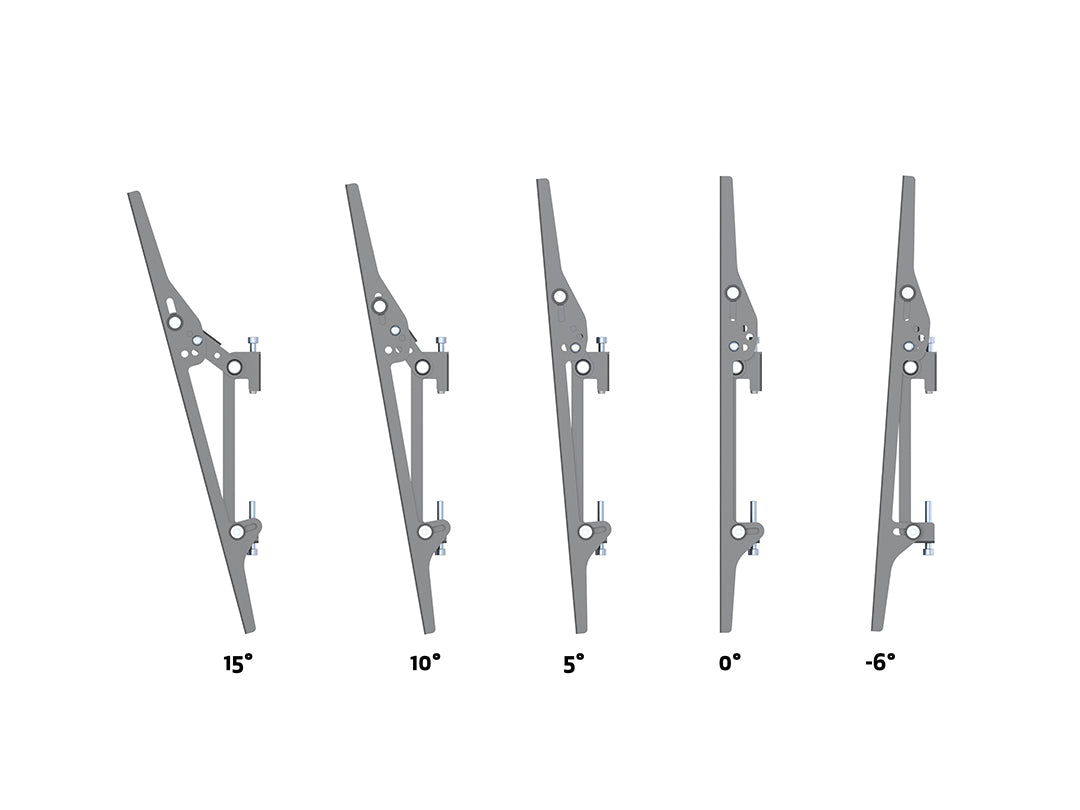 Multibrackets 0.8m Tilt 40"-65" Pro Series Menu Board Ceiling Mount For 5 Screens | MBC5X1UGC Ceiling Mount Bracket Multibrackets