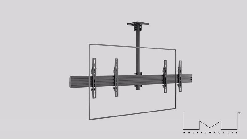 Multibrackets 0.8m Tilt 40"-65" Pro Series Menu Board Ceiling Mount For 5 Screens | MBC5X1UGC Menu Board Mounting Systems Multibrackets