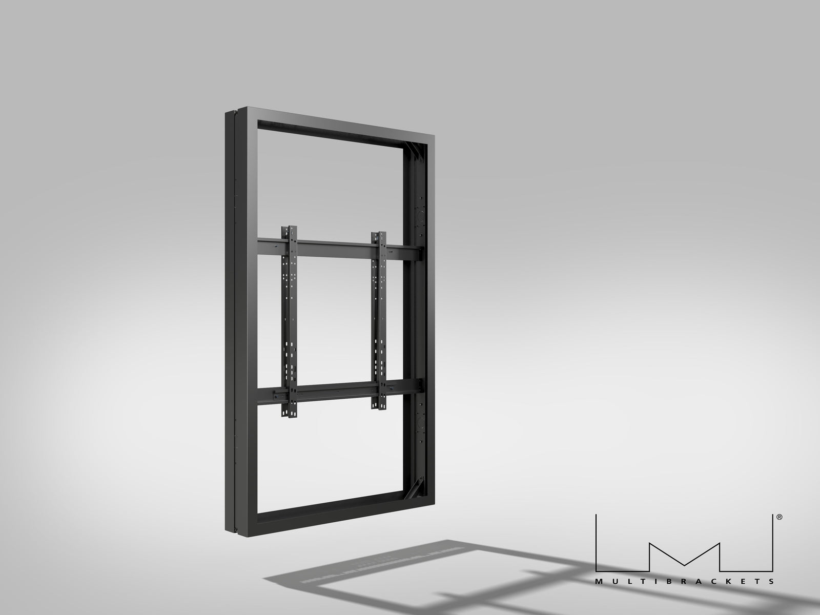 Multibrackets M Pro 75" Large B2B Digital Signage Display Enclosure – Black | 7350105219689 Signage Display Enclosures Multibrackets